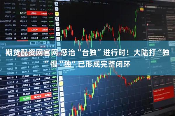 期货配资网官网 惩治“台独”进行时！大陆打“独”慑“独”已形成完整闭环